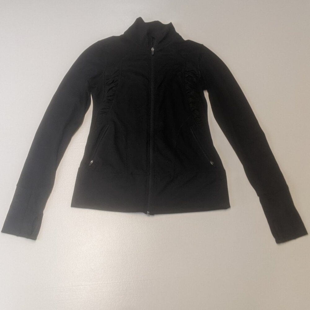 RBX Black Nylon Zippered Jacket Size XS